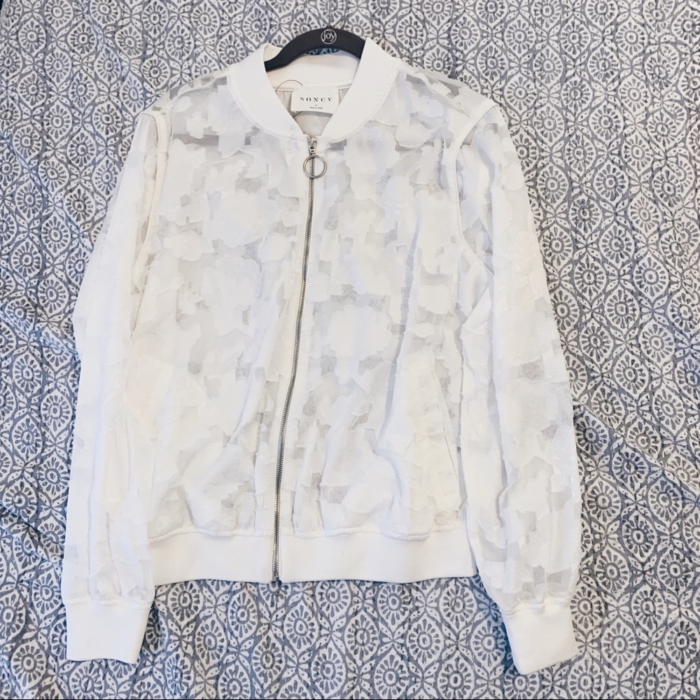 Gorgeous white lace jacket